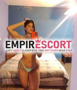 hermosa y apasionada dispuesta todo